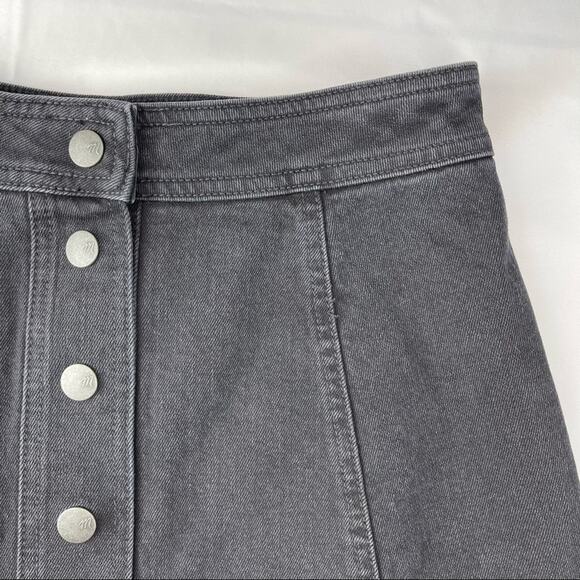 Madewell Metropolis Snap Jean Skirt Size 4 - Picture 2 of 8